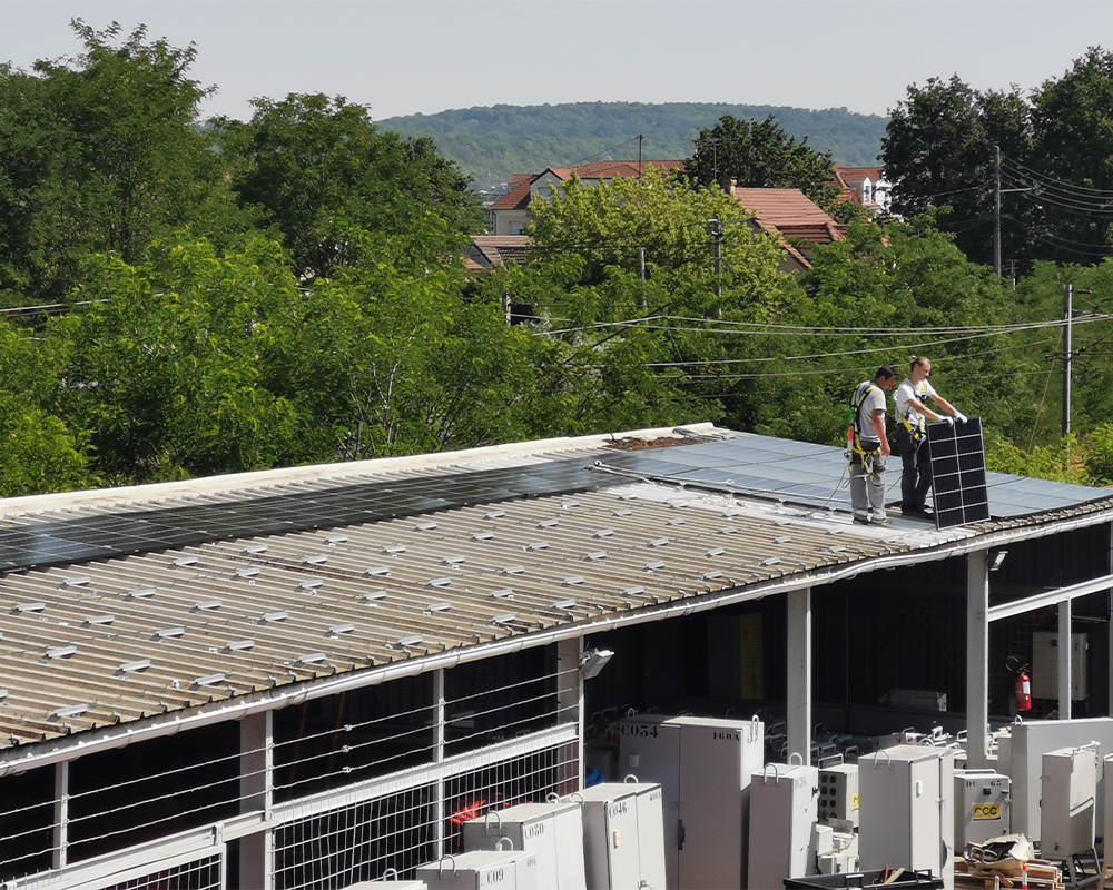 Pose de panneaux photovoltaïques Chatellerault